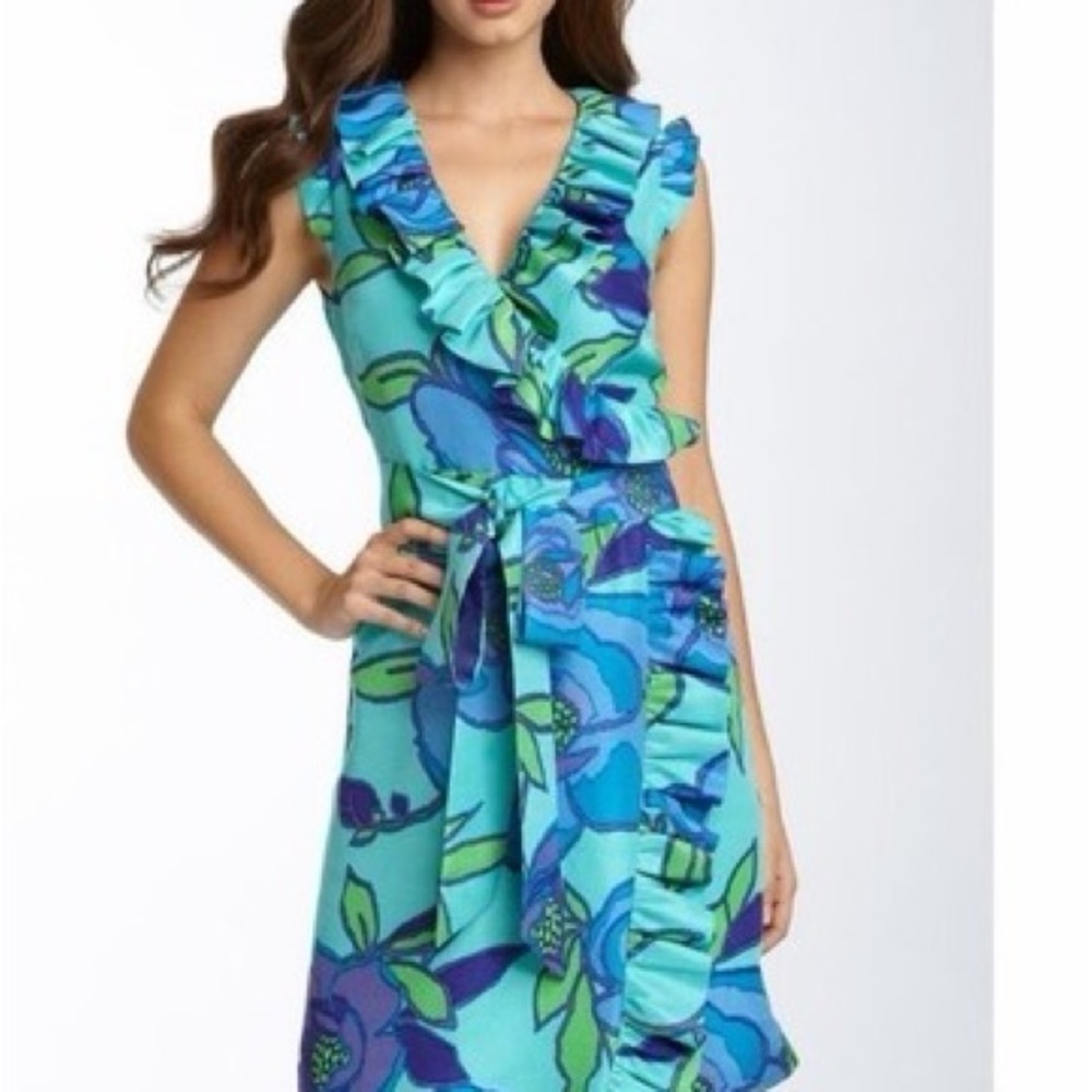 Kate Spade Aubrey Wrap Silk Dress